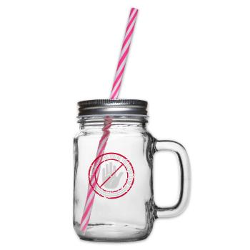 trop près de moi - Bocal à boisson - transparent - Droite