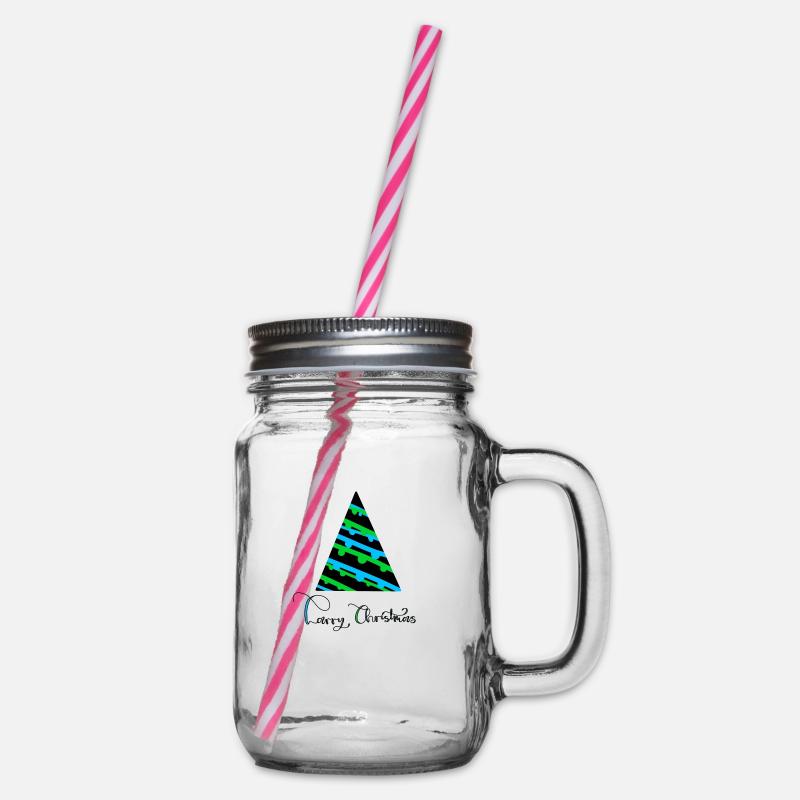 Larry Christmas!! - Henkelglas mit Schraubdeckel - Klar