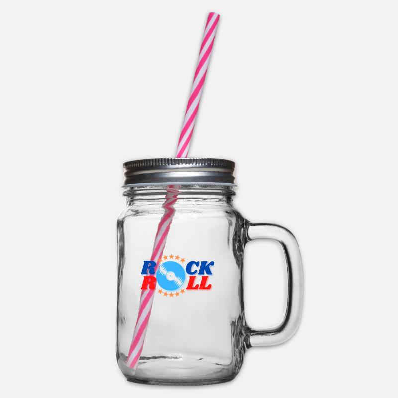 ROCK 'N' ROLL DISCO - Bocal à boisson - transparent