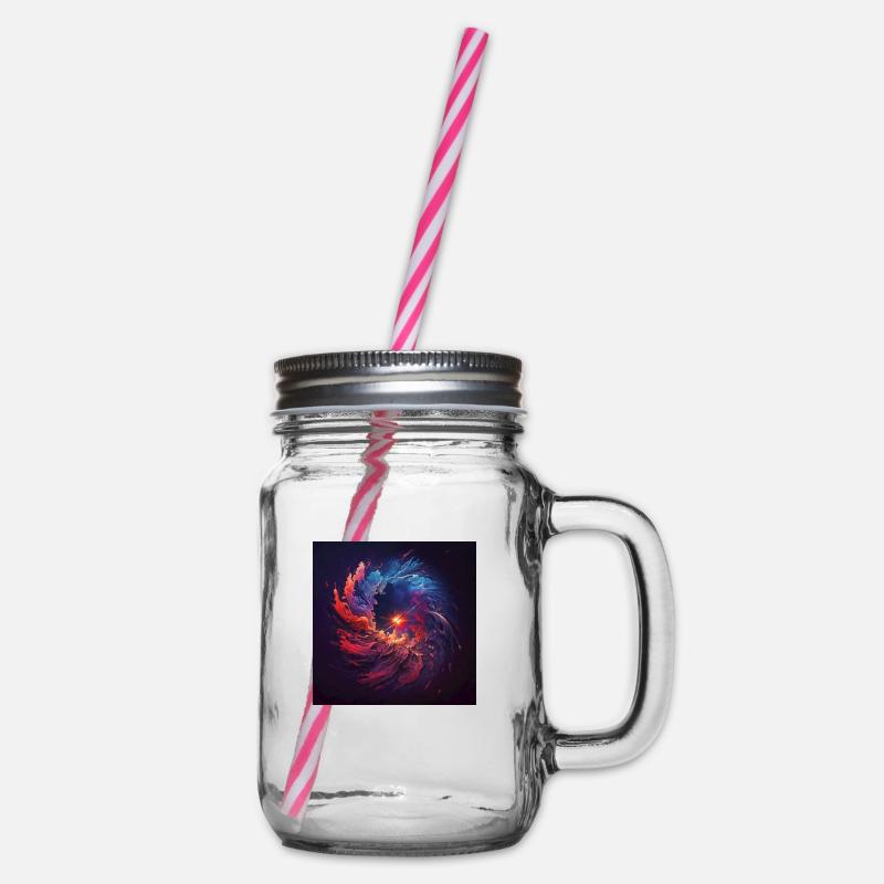 Chromatic Starburst - Bocal à boisson - transparent