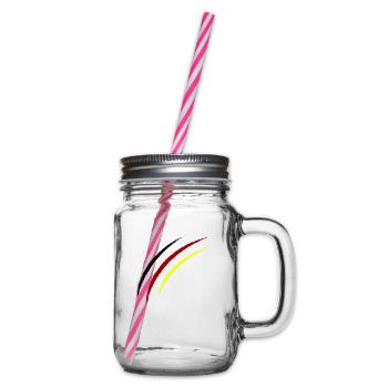 Claws Germany - Glass jar with handle and screw cap - clear - Right