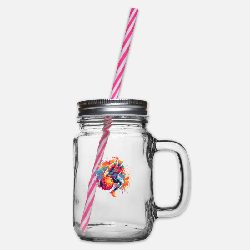 basketball player - Bocal à boisson - transparent
