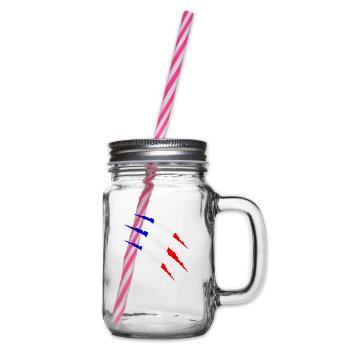 Claws France - Glass jar with handle and screw cap - clear - Right