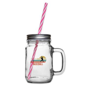 J'peux pas j'ai Baseball idée cadeau baseball - Bocal à boisson - transparent - Droite