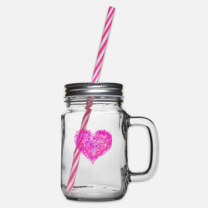 « Heart Beat Tee » ❤️ - Bocal à boisson - transparent