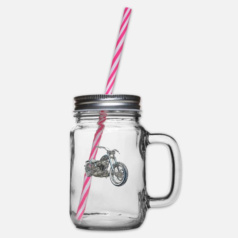 Zaz moto chopper - Bocal à boisson - transparent