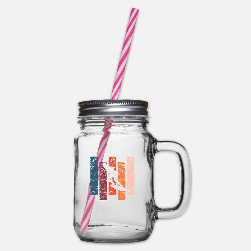 Surf cadeau Vintage - Bocal à boisson - transparent
