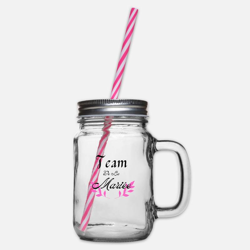 team de la Mariée - Bocal à boisson - transparent