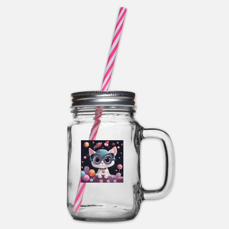 Chat - Bocal à boisson - transparent