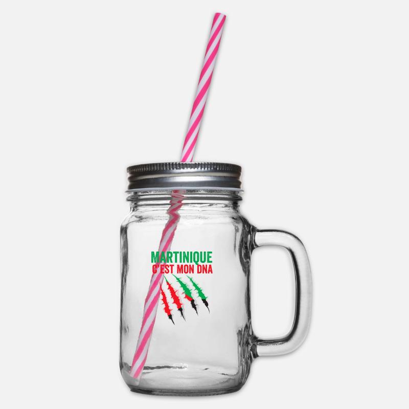 Martinique C'est Mon Dna - Bocal à boisson - transparent
