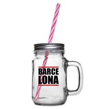 Barcelone Design 2 - Bocal à boisson - transparent - Droite