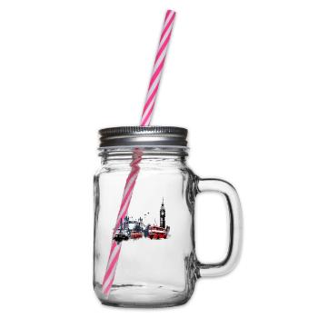 Londres, la capitale vibrante - Bocal à boisson - transparent - Droite