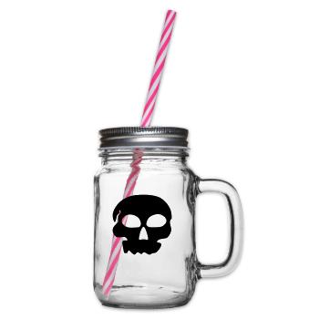 Schädelinskj - Henkelglas mit Schraubdeckel - Klar - Rechts
