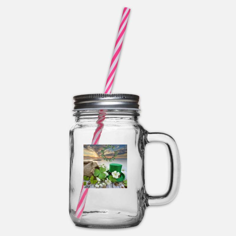 Saint patrick - Bocal à boisson - transparent