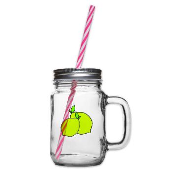 lemons - Glass jar with handle and screw cap - clear - Right