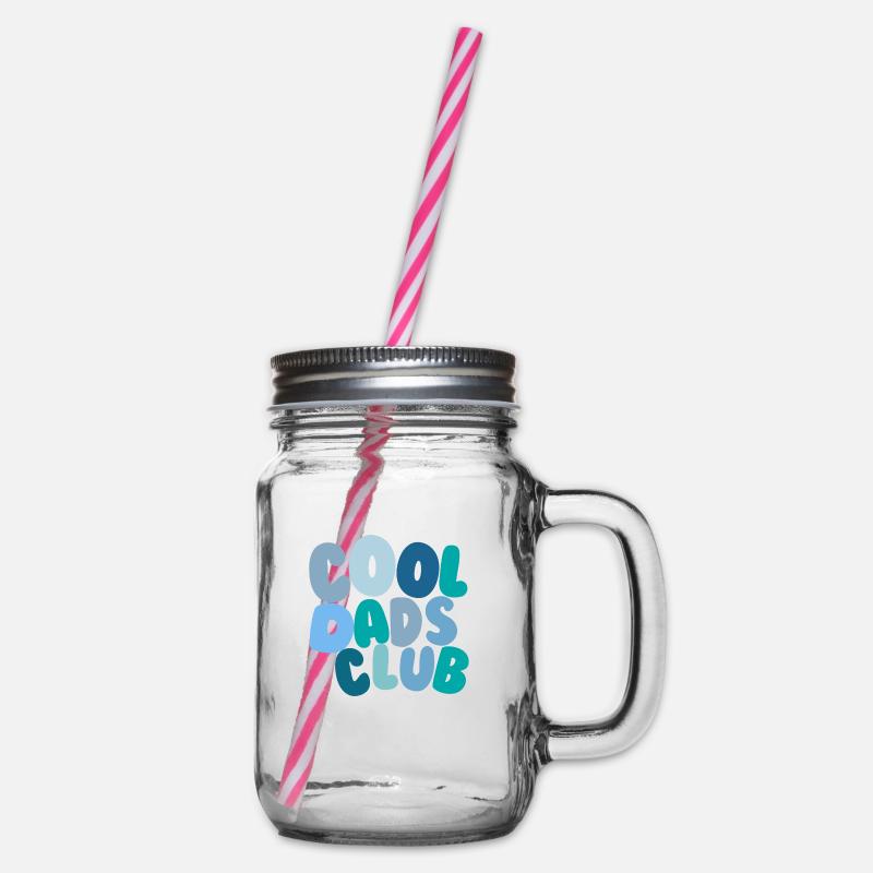 Cool Dads Club Bleu - Bocal à boisson - transparent