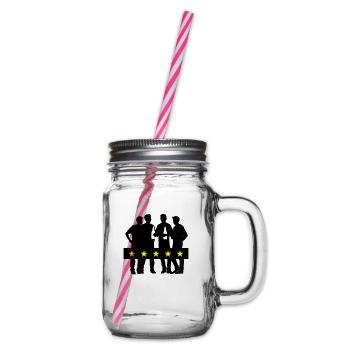 Bachelor Party Bachelor Party - Glass jar with handle and screw cap - clear - Right