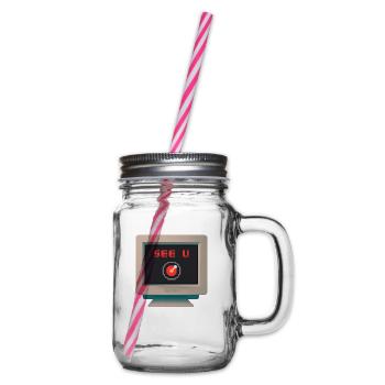 CRT - See U - Glass jar with handle and screw cap - clear - Right