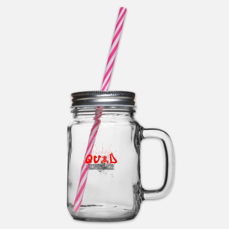 Quad - Bocal à boisson - transparent