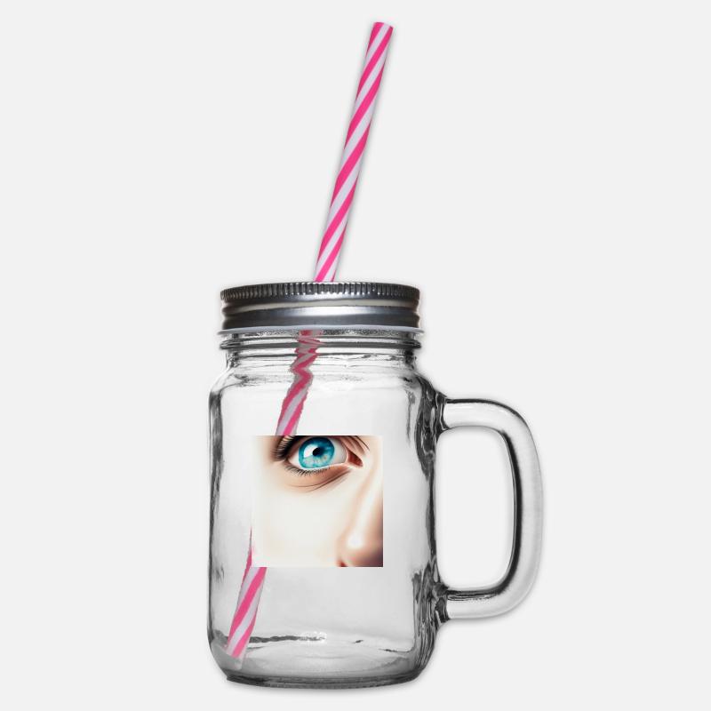 Visage - Bocal à boisson - transparent