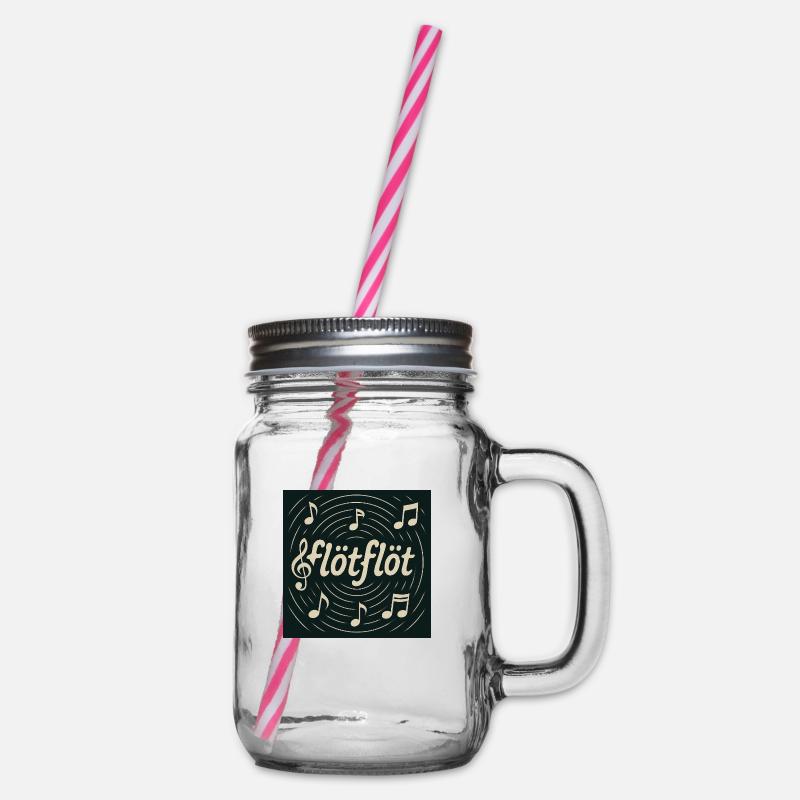 Flötflöt - Henkelglas mit Schraubdeckel - Klar