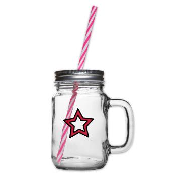 Kleiner Stern - Henkelglas mit Schraubdeckel - Klar - Rechts
