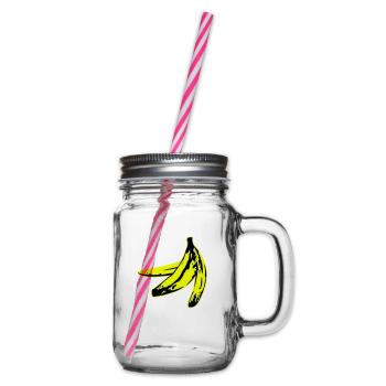 warholish banana peel - Bocal à boisson - transparent - Droite