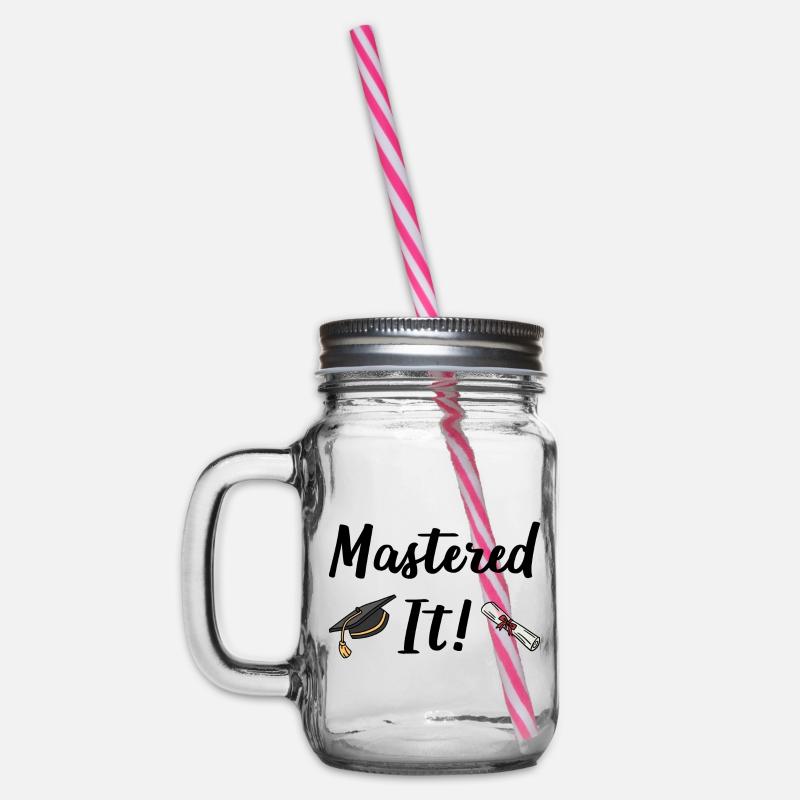 Mastered It I - Henkelglas mit Schraubdeckel - Klar