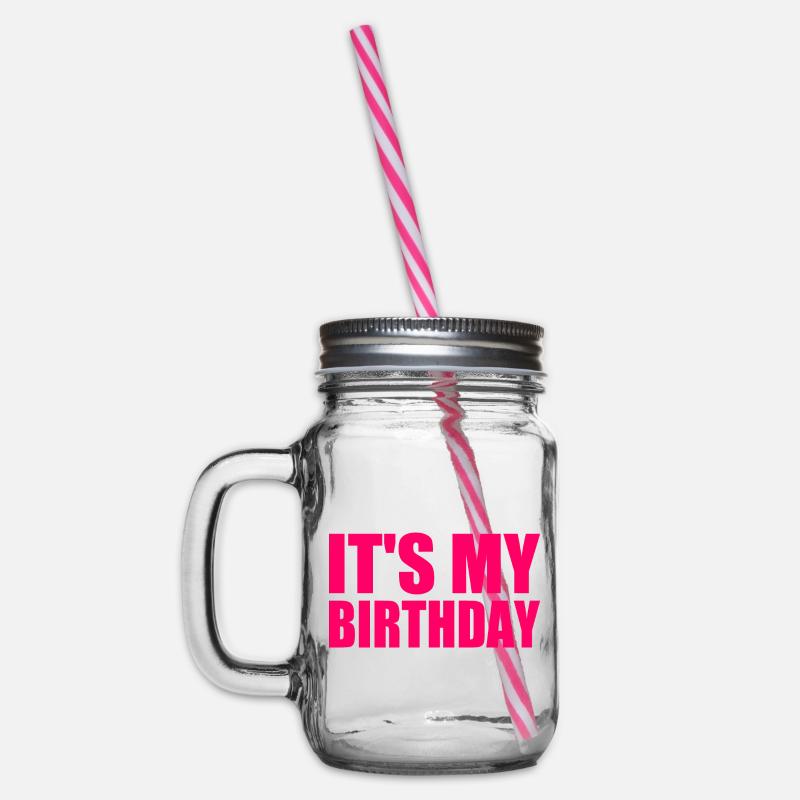 It's my birthday - Bocal à boisson - transparent