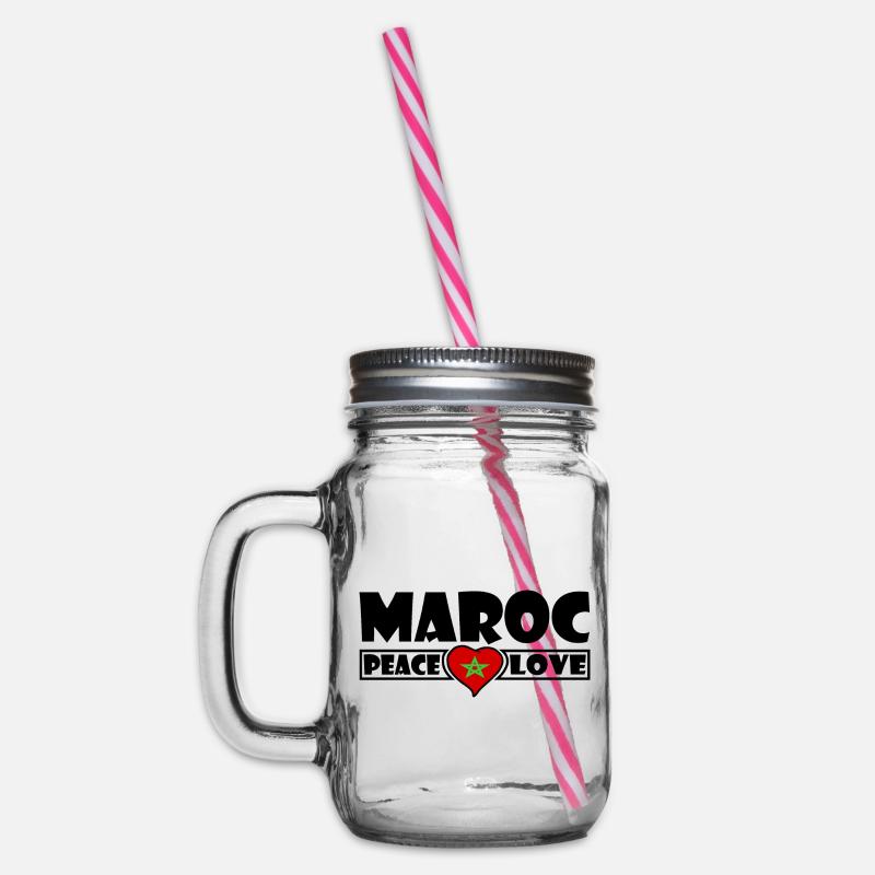 Maroc - Bocal à boisson - transparent