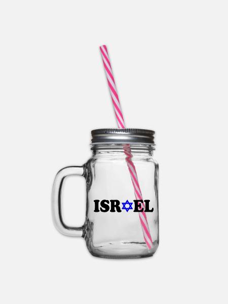 Israel - Henkelglas mit Schraubdeckel - Klar
