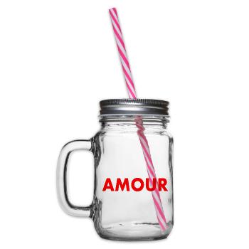 Amour - Bocal à boisson - transparent - Gauche