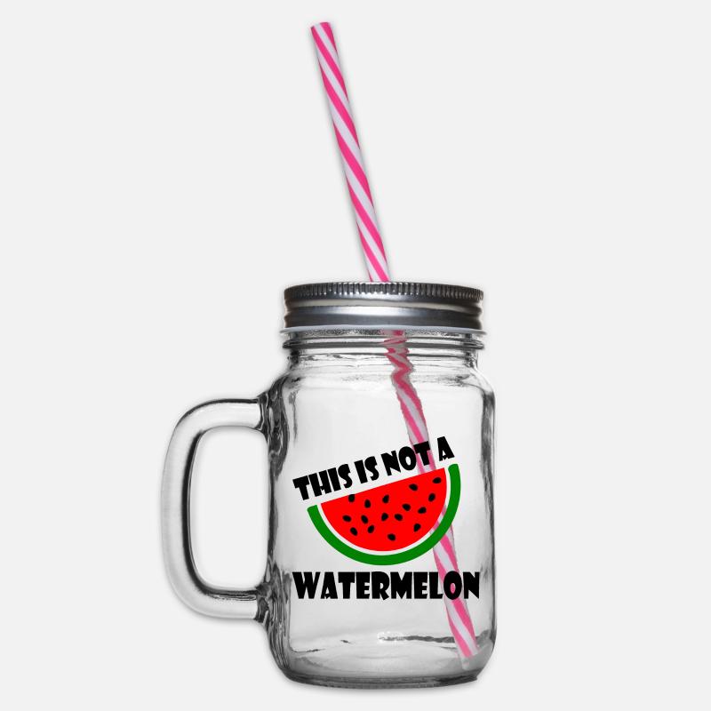 THIS IS NOT A WATERMELON - Bocal à boisson - transparent
