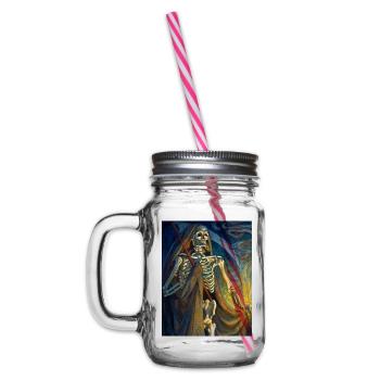 Santa Muerte - Bocal à boisson - transparent - Gauche