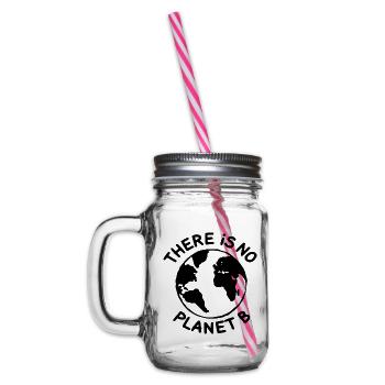 There is no planet B - Bocal à boisson - transparent - Gauche