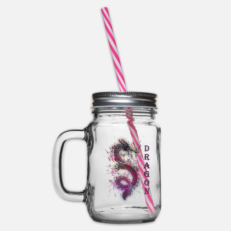 DRAGON DRACHE - Bocal à boisson - transparent