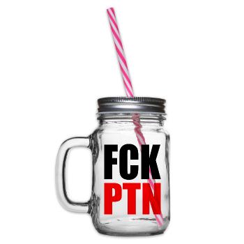 Fck ptn - Bocal à boisson - transparent - Gauche