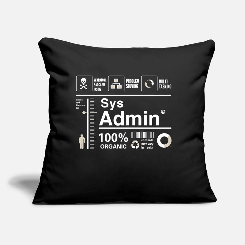Sys Admin programmier Computer Nerd pc Platine cpu Sofakissen mit Füllung 45 x 45 cm