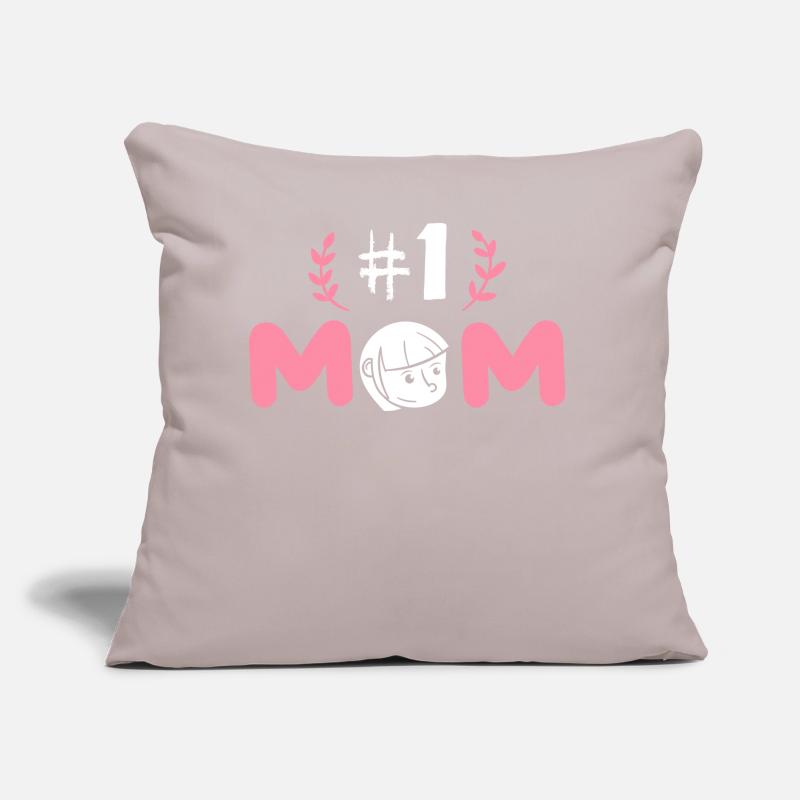 #1 Mom Mutter Muttertag Liebe Geschenk Idee Sofakissen mit Füllung 45 x 45 cm