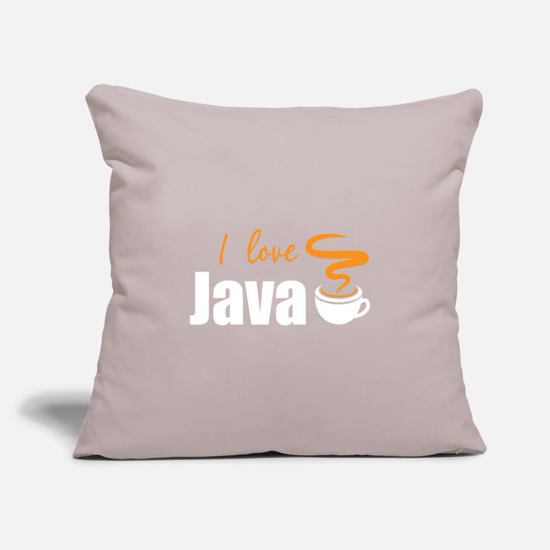 I love Java Sofa pillow with filling 45cm x 45cm