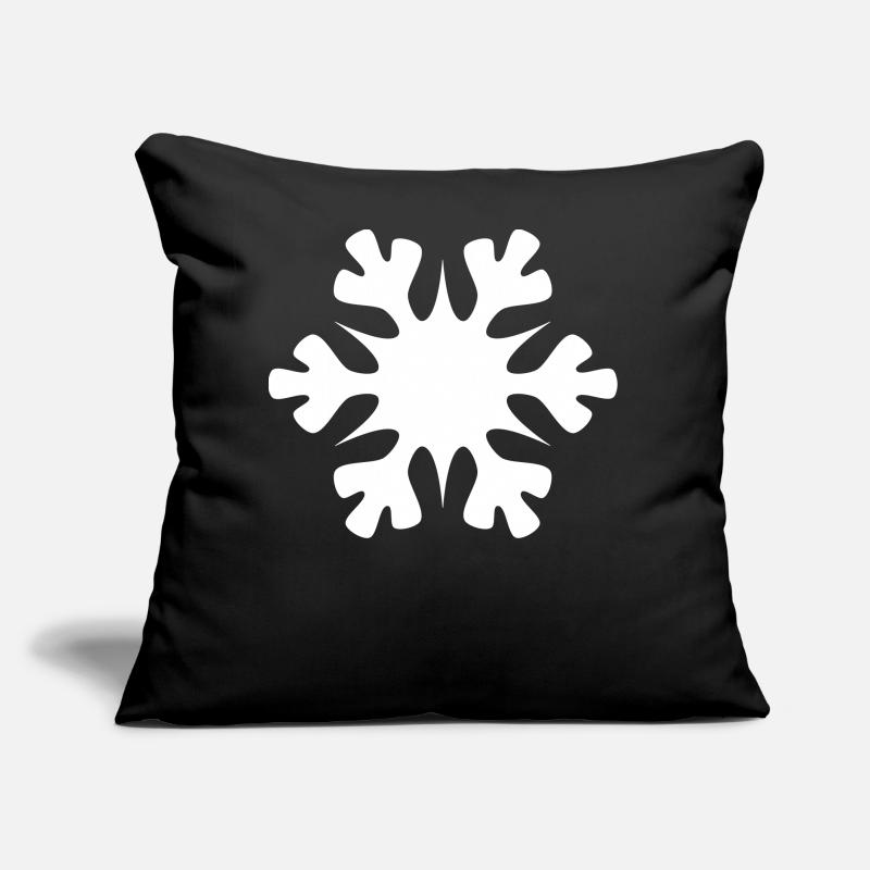 neige Coussin et housse de 45 x 45 cm