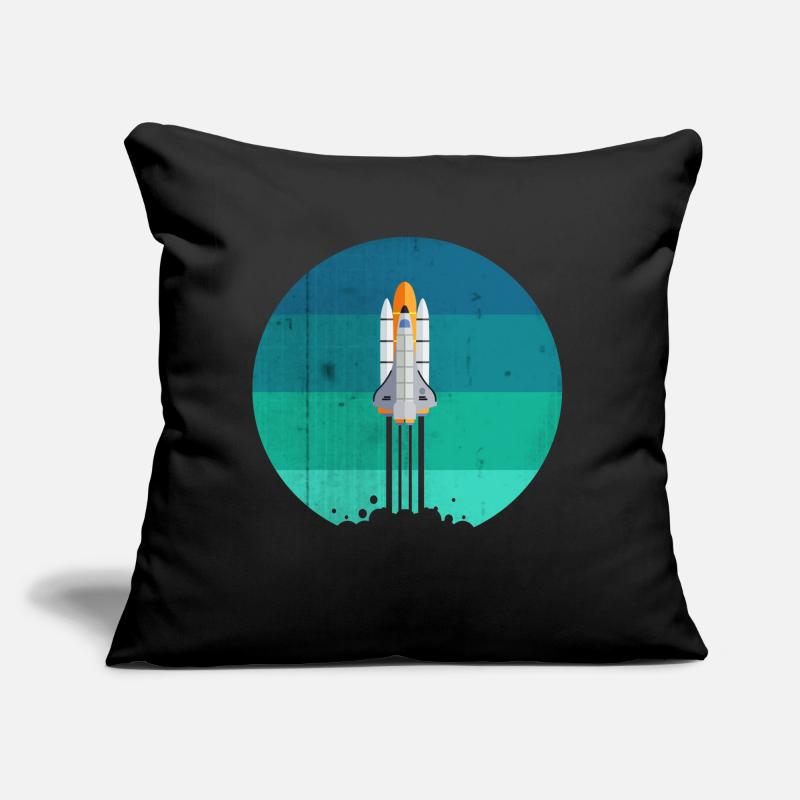 Lancement d'une fusée spatiale Coussin et housse de 45 x 45 cm