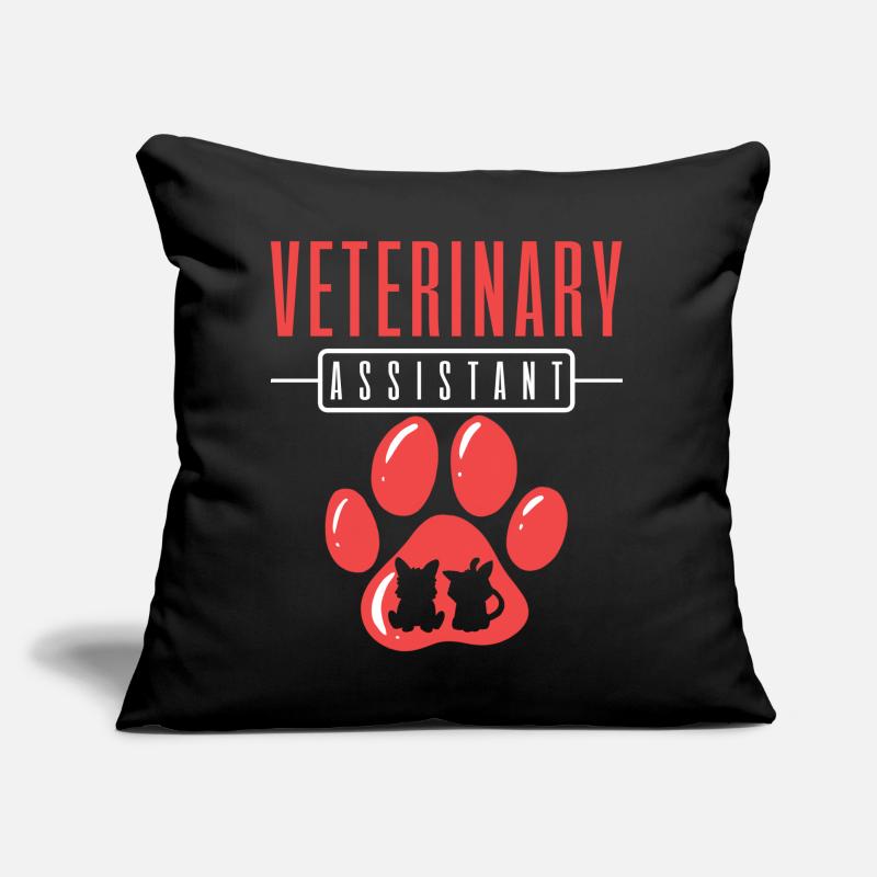Veterinary Assistant Vet Tech Sofa pillow with filling 45cm x 45cm