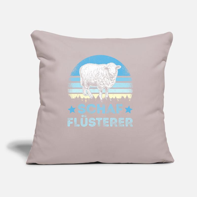 Schafe Schaf Flüsterer Schäfer Hirt Hirte Geschenk Sofakissen mit Füllung 45 x 45 cm