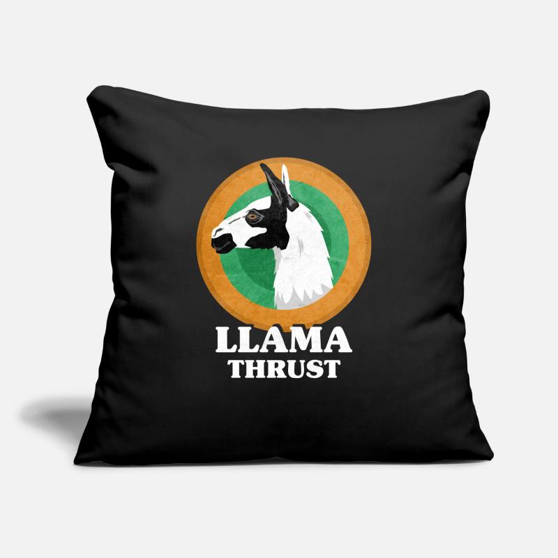 Llamathrust Llama Lama Thrust Coussin et housse de 45 x 45 cm