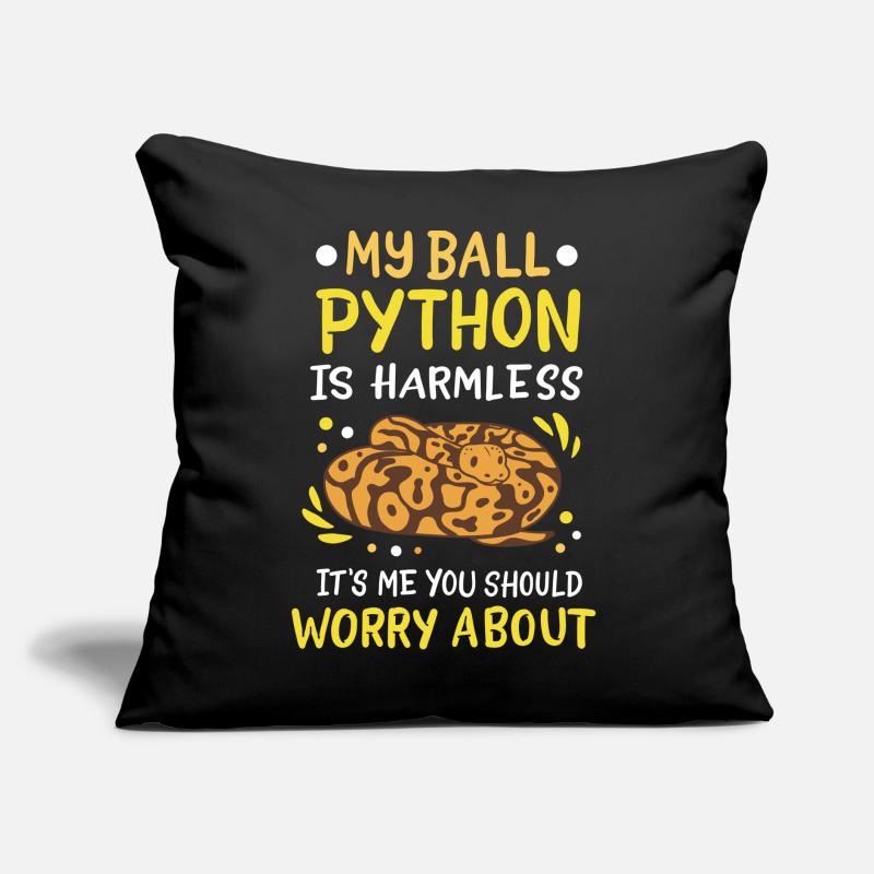 Ball Python Sofakissen mit Füllung 45 x 45 cm