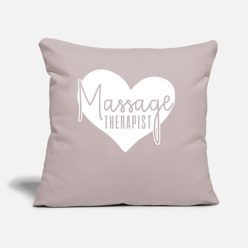 Massagetherapeut Massagetherapie Sofakissen mit Füllung 45 x 45 cm