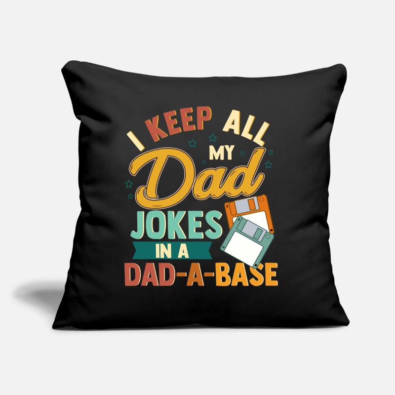 Dad Joke Dad-A-Base Graphic Tee Sofa pillow with filling 45cm x 45cm