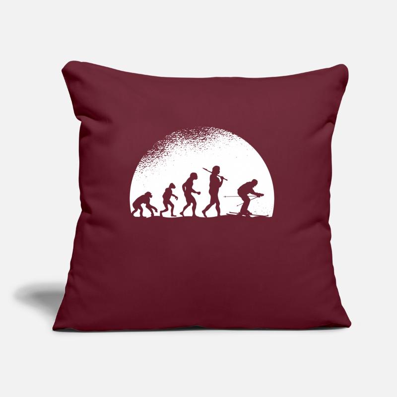 Evolution Ski Coussin et housse de 45 x 45 cm