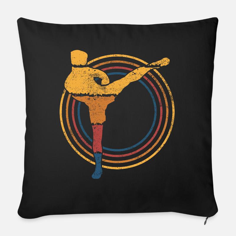 Kickboxen Kickboxer - Sofakissen mit Füllung 45 x 45 cm - Schwarz